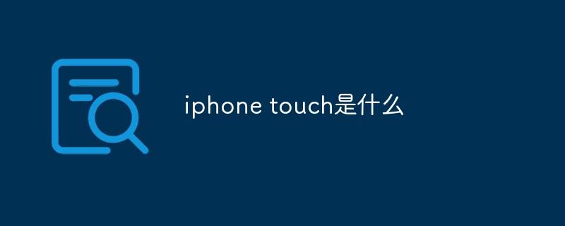 iphone touch是什么