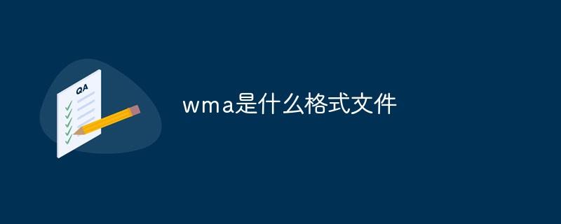 wma是什么格式文件