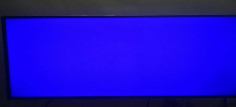 电视蓝屏出现全能微晶