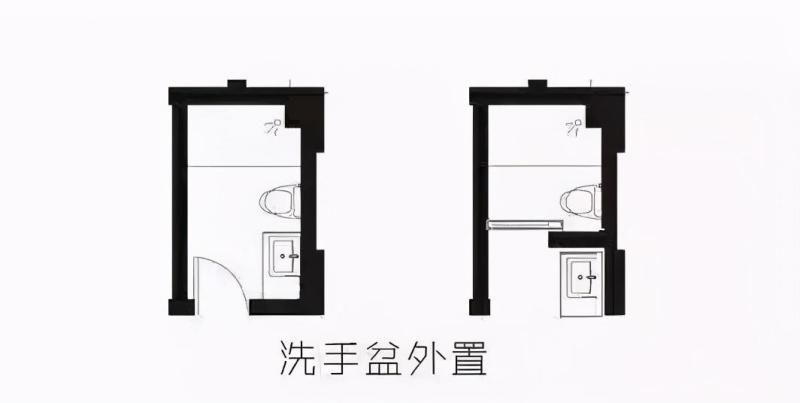 有条件的新家，建议卫生间的干湿分离，改成“二分离”式格局